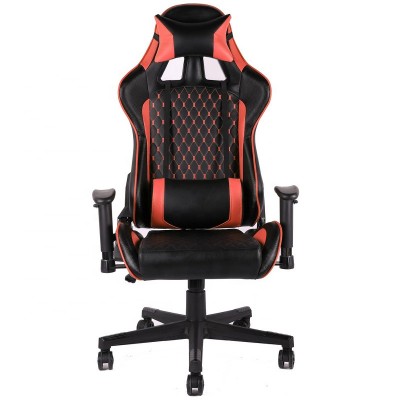 New design lady's ergonomic racing style PU leather gaming chair for home and office