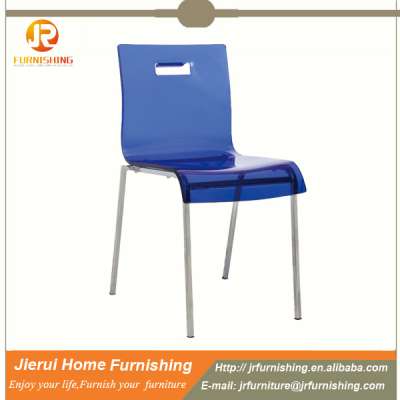 Modern style transparent acrylic dining chair / leisure chair